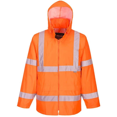 Veste De Pluie Hi-Vis Couleur : Orange Taille 6XL - PORTWEST 1 Veste De Pluie Hi-Vis Couleur : Orange Taille 6XL - PORTWEST