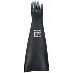 Gant Caoutchouc Latex Lourd Chimie 60 Cm Portwest Noir 10
