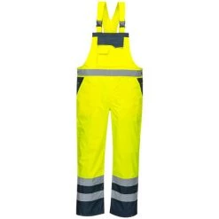 Cotte Contrast Non-doublée Couleur : Jaune/Marine Taille XS - PORTWEST