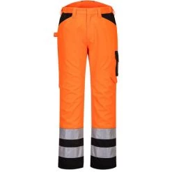 Pantalon De Service Hi-Vis PW2 Couleur : Orange/Noir Taille 42 - PORTWEST