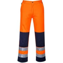 Pantalon Haute-Visibilité Séville Couleur : Orange/Marine Taille M - PORTWEST