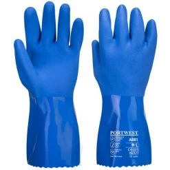 Gant Marine Chimie PVC Ultra Couleur : Bleu Taille S - PORTWEST