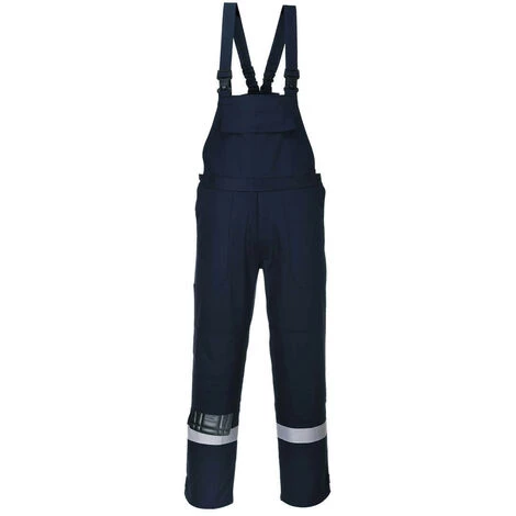 Cotte à Bretelles Bizflame Plus Couleur : Marine Taille XXL - PORTWEST 1 Cotte à Bretelles Bizflame Plus Couleur : Marine Taille XXL - PORTWEST