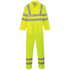 Combinaison HV Poly-coton Couleur : Jaune Taille XXL - PORTWEST