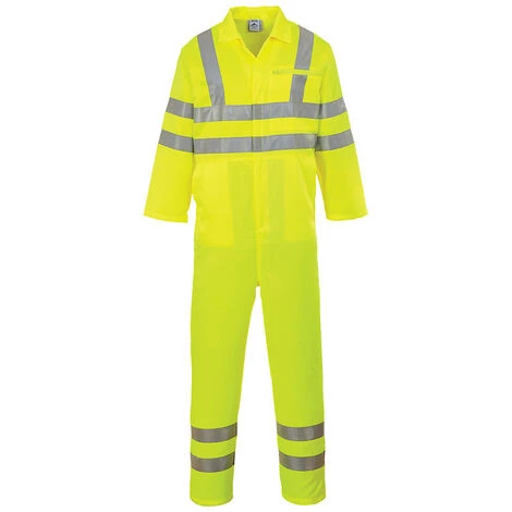 Combinaison HV Poly-coton Couleur : Jaune Taille XXL - PORTWEST 1 Combinaison HV Poly-coton Couleur : Jaune Taille XXL - PORTWEST