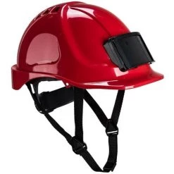 Casque Endurance Avec Porte-badge Couleur : Rouge Taille - PORTWEST