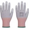 Gant LR13 ESD Enduit PU Au Bout Des Doigts - Paquet De 12 Couleur : Gris/Blanc Taille XXL - PORTWEST