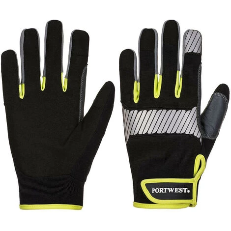 Gant Usage Général PW3 Couleur : Noir/jaune Taille XL - PORTWEST 1 Gant Usage Général PW3 Couleur : Noir/jaune Taille XL - PORTWEST