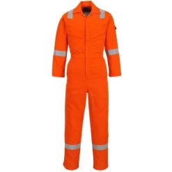 Combinaison FR Legère Antistatique 280g Couleur : Tall De Couleur Orange Taille L - PORTWEST