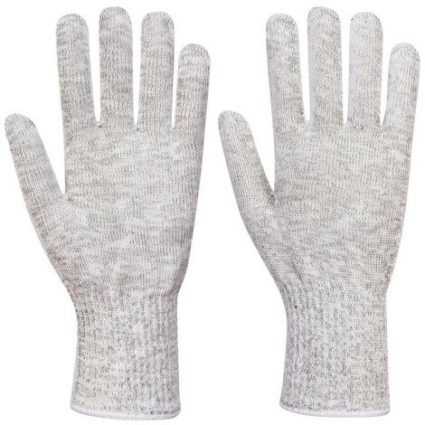 Portwest - Sous-gants Alimentaires Anti-coupure De Niveau F Taille:L - Gris 1 Portwest - Sous-gants Alimentaires Anti-coupure De Niveau F Taille:L - Gris