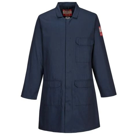Portwest - Blouse De Travail Ignifugée Standard FR Bleu Marine Taille:XL 1 Portwest - Blouse De Travail Ignifugée Standard FR Bleu Marine Taille:XL