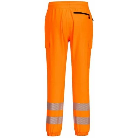 Portwest - Pantalon De Travail Confortable Haute Visibilité Flexi Classe 2 KX3 Taille:S - Orange 2 Portwest - Pantalon De Travail Confortable Haute Visibilité Flexi Classe 2 KX3 Taille:S - Orange – Image 2