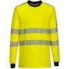 T-Shirt Hi-Vis Flamme Résistant WX3 Couleur : Jaune/Marine Taille S - PORTWEST