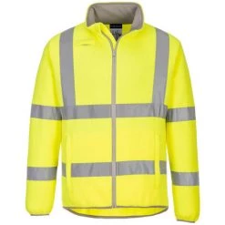 Veste Polaire Eco Haute Visibilité Couleur : Jaune Taille M - PORTWEST