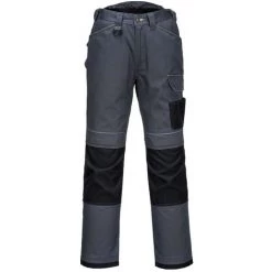 Pantalon PW3 Couleur : Gris/Noir Short Taille 44 - PORTWEST