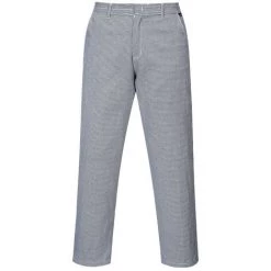 Pantalon Cuisine Harrow Couleur : Pied De Poule Taille XXXL - PORTWEST