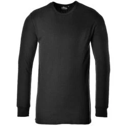 T-shirt Thermique Manches Longues Couleur : Noir Taille XS - PORTWEST