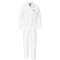 Combinaison BizTex® SMS FR Type 5/6 Couleur : Blanc Taille XXXL - PORTWEST