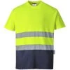 T-shirt Coton Bicolore Couleur : Jaune/Marine Taille 4XL - PORTWEST