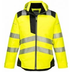 Parka HV PW3 Jaune Noir - Portwest - Taille M