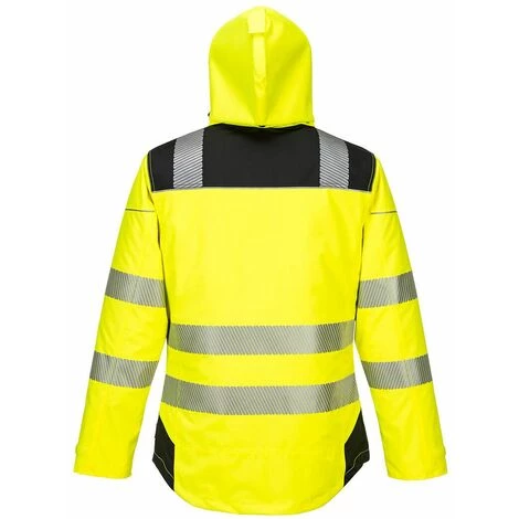 Parka HV PW3 Jaune Noir - Portwest - Taille M 2 Parka HV PW3 Jaune Noir - Portwest - Taille M – Image 2