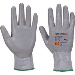 Gant Senti Cut Lite Couleur : Noir/Gris Taille M - PORTWEST