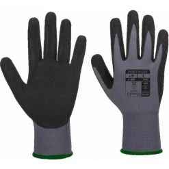 Gants De Protection Hydrophobe Portwest Dermiflex Aqua Gris / Noir 11 - Gris / Noir