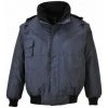 Blouson De Travail Pilote Imperméable Manches Amovibles 3-en-1 Portwest Bomber Marine XL