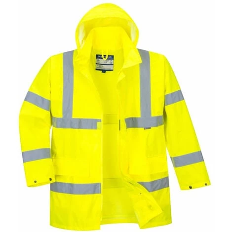 Veste De Pluie Haute Visibilité Légère Portwest Lite Traffic Jaune 3XL 1 Veste De Pluie Haute Visibilité Légère Portwest Lite Traffic Jaune 3XL
